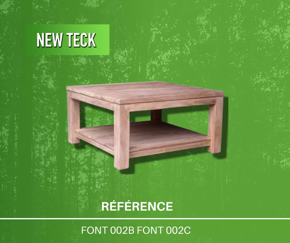 Table basse en bois massif