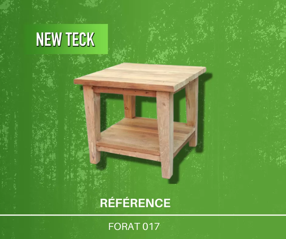 Table basse en teck vintage