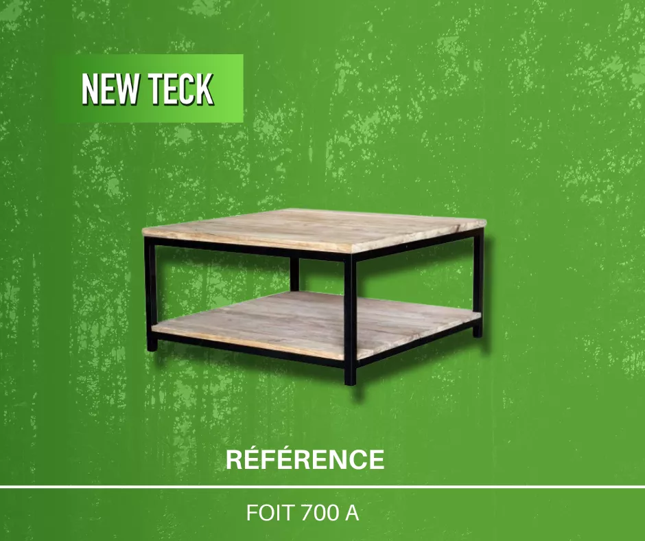 Table basse en bois massif