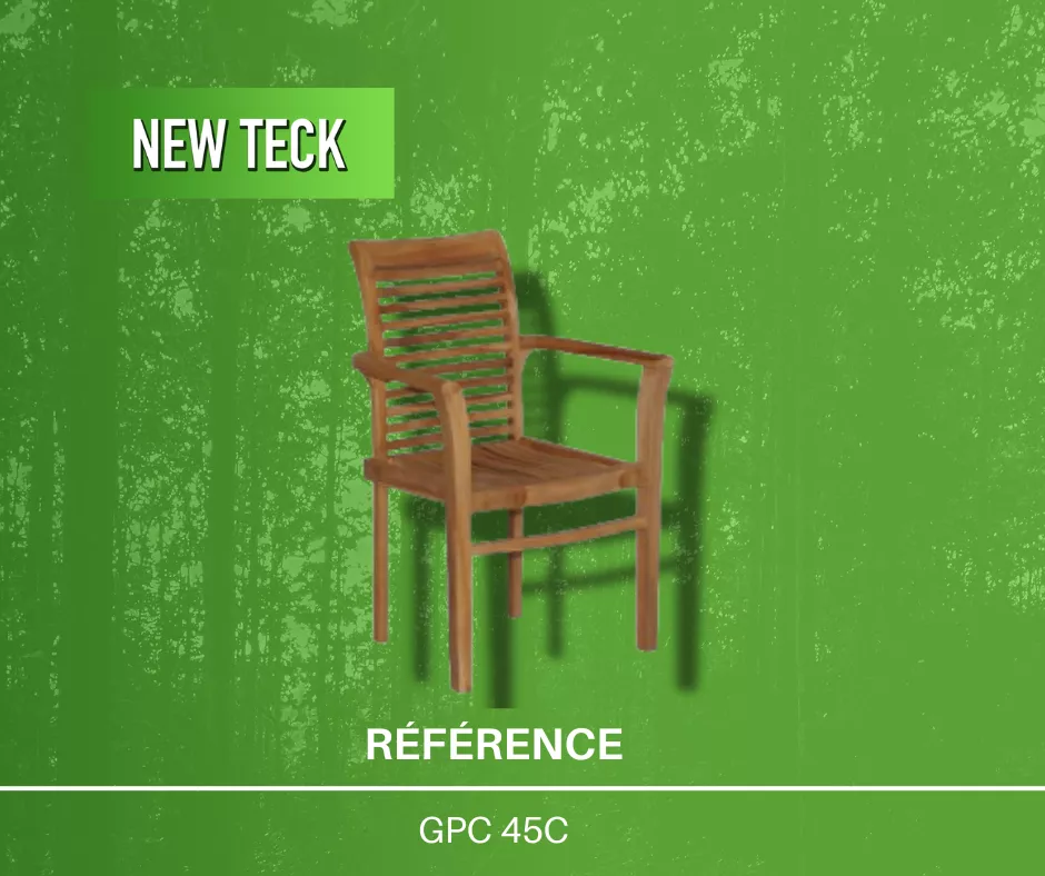 Livraison chaise de jardin en teck