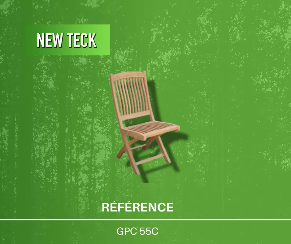 Ensemble de chaise extérieure en teck