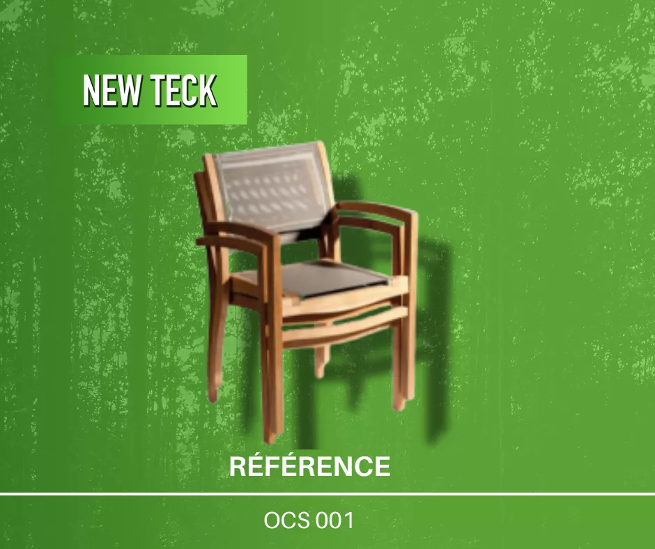 Chaise extérieure en teck