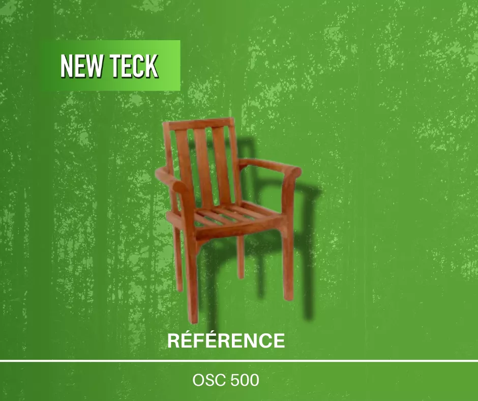 Chaise de jardin en teck