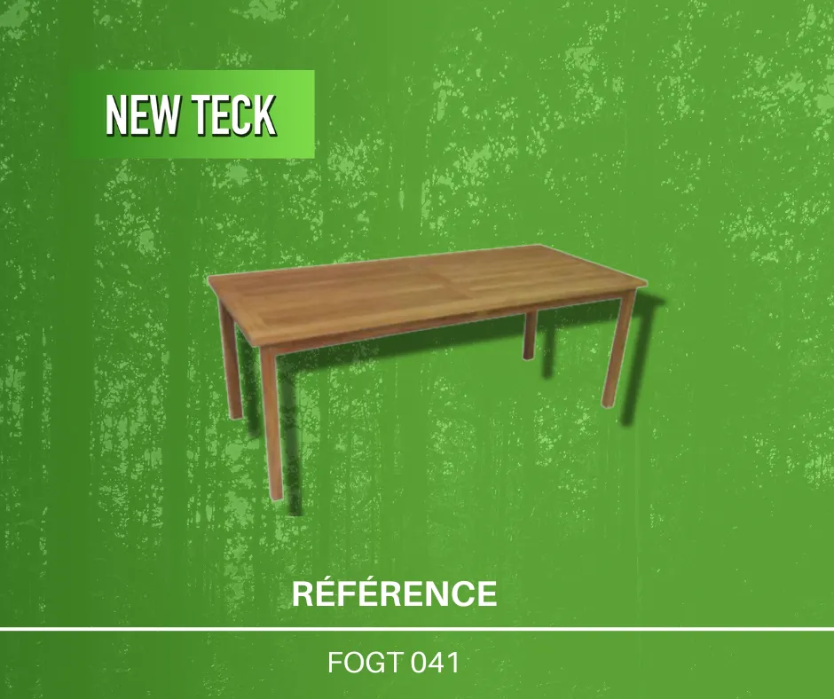 Table de jardin en teck