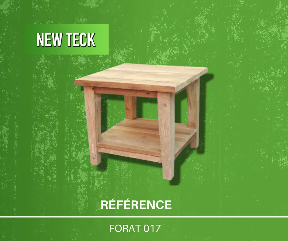 Table basse en teck vintage