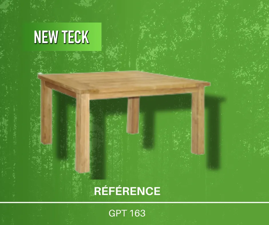Table rectangle en teck