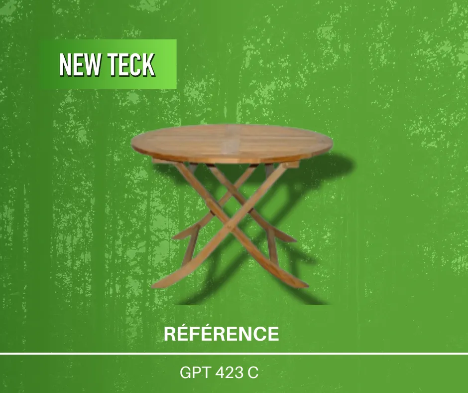Prix table de jardin en teck