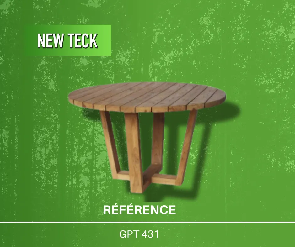 Achat table de jardin en teck