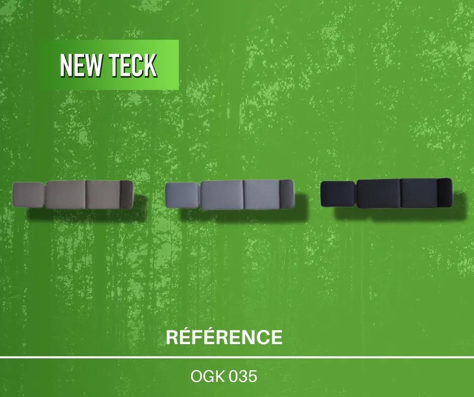 Ensemble de coussin pour lit extérieur en teck
