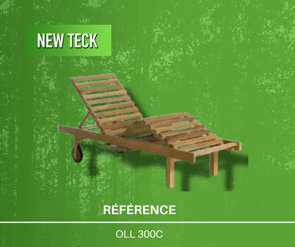 Lits extérieurs en teck