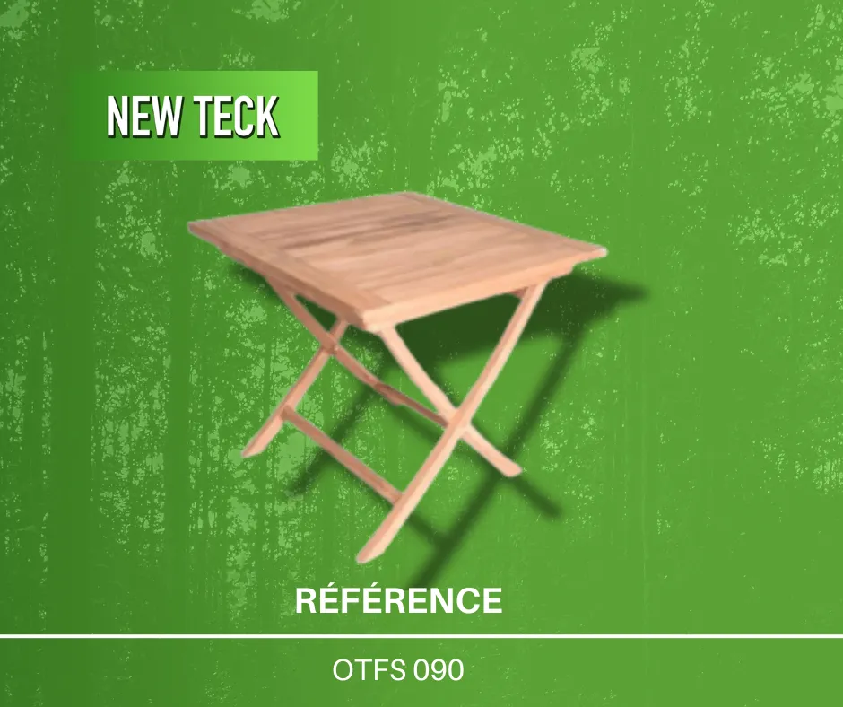 Table de jardin en teck neuf
