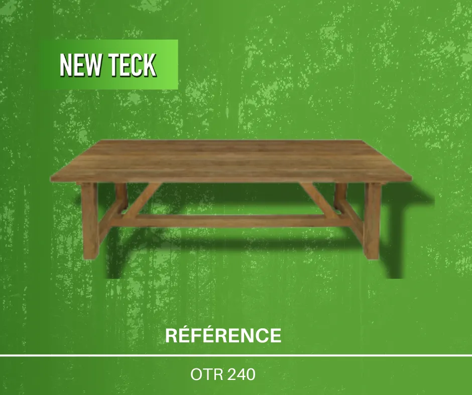 Table d'extérieur pour jardin